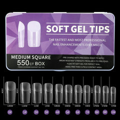 Amazon Bestselling Nail Tips - 550 Matte Almond Shape