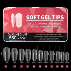 Amazon Bestselling Nail Tips - 550 Matte Almond Shape